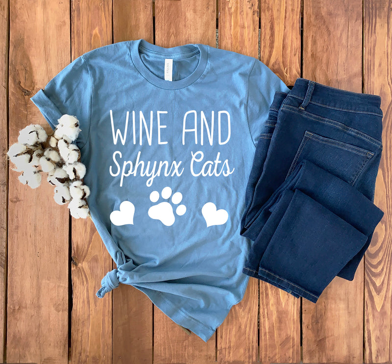 Wine & Sphynx Cat Shirt • Sphynx Mom Shirt • Sphynx Cat Shirt • Sphynx T-Shirt • Sphynx Mom Hoodie • Sphynx Mom Sweatshirt • Sphynx Cat Gift