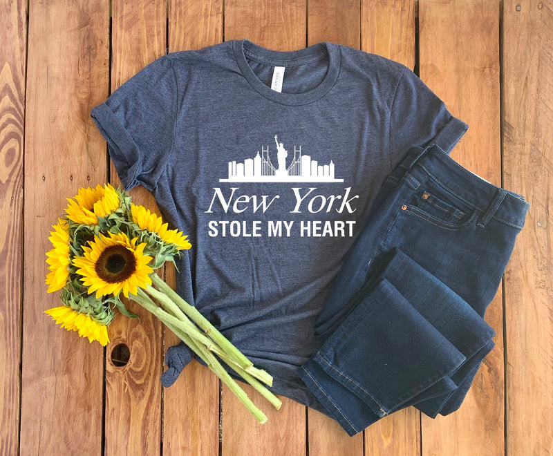 New York Stole My Heart Shirt • New York Shirt • New York Skyline • New York Sweatshirt • New York Hoodie • Big Apple Shirt • New York City