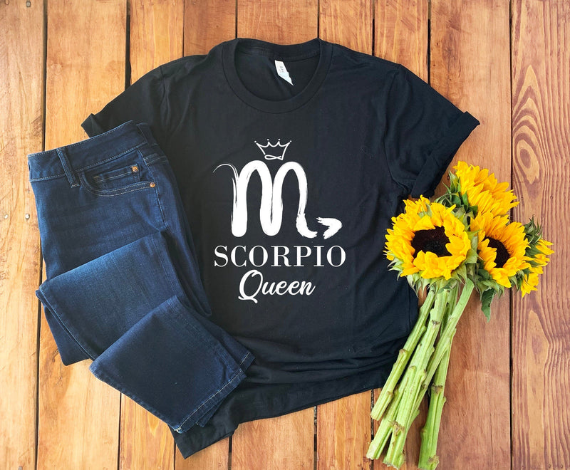 Scorpio Shirt • Scorpio Queen • Zodiac Sign Shirt • Gift For Scorpio • Scorpio Astrology T-Shirt • Scorpio Zodiac Shirt • Unisex Tee