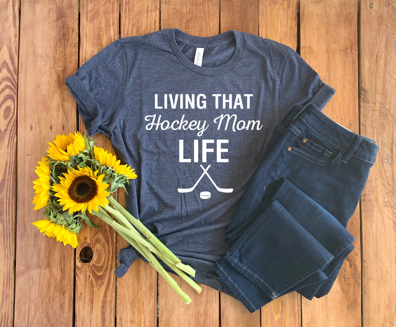 Hockey Mom Life Shirt • Hockey Mom T-Shirt • Hockey Mom Gift • Hockey Shirt • Hockey Mom Sweatshirt • Hockey Mom Hoodie • Ice Hockey Mom