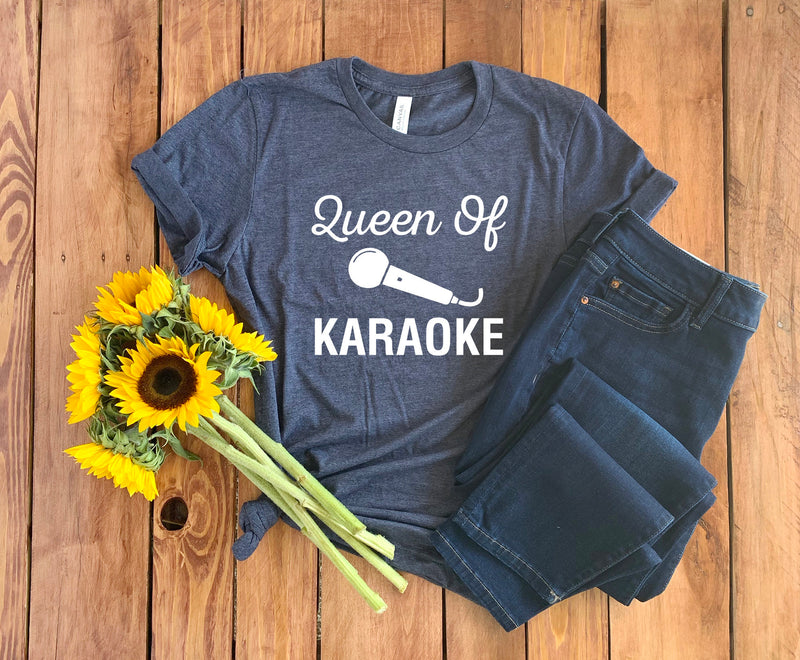 Queen of Karaoke Shirt • Karaoke Lover Shirt • Funny Karaoke Shirt • Karaoke Singer • Karaoke T-Shirt • Karaoke Lover Gift • Karaoke Queen