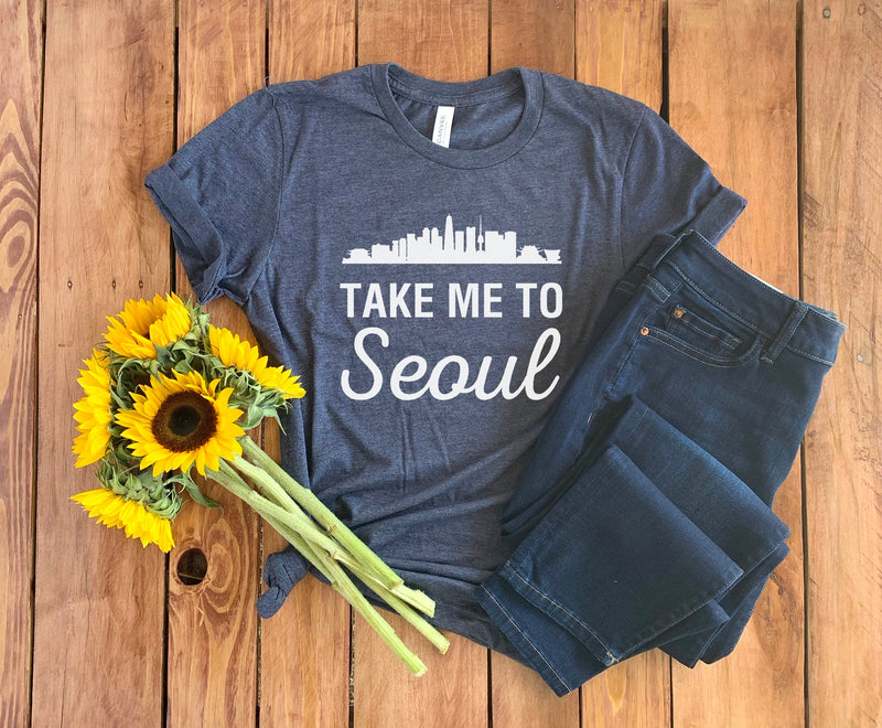 Seoul Skyline Shirt • Take Me to Seoul • Seoul Shirt • South Korea Shirt • Korea Shirt • Korean T-shirt • Seoul Travel Shirt • Unisex Tee