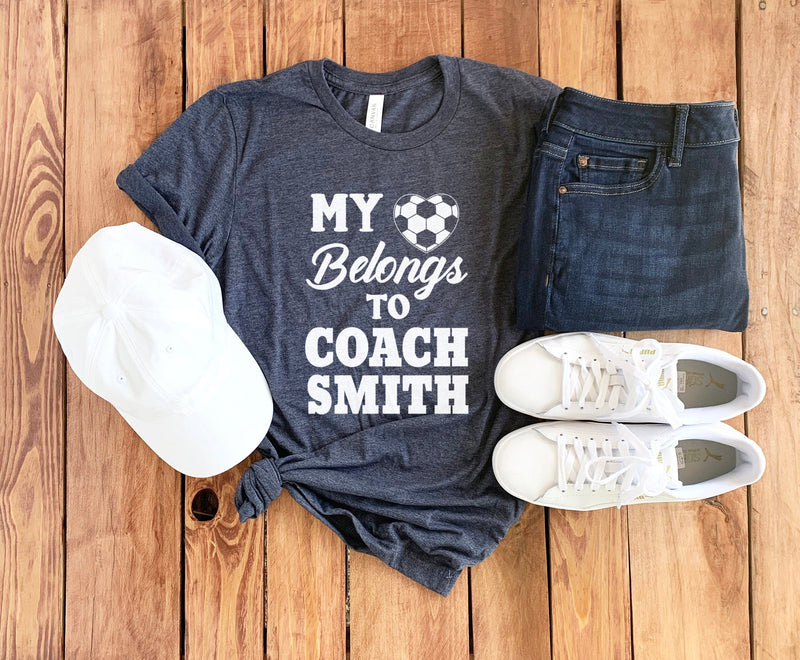 Soccer Coach Wife Shirt • Coach Wife Shirt • Gift for Coach • Soccer Shirt • Soccer Coach T-shirt • Coaches Wife Tee • Coach Wife Life