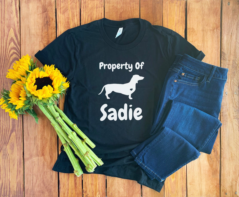 Personalized Dachshund T-shirt • Custom Dachshund Shirt • Dachshund Shirt • Dachshund Mom • Dachshund T-shirt • Doxie Shirt • Unisex Tee