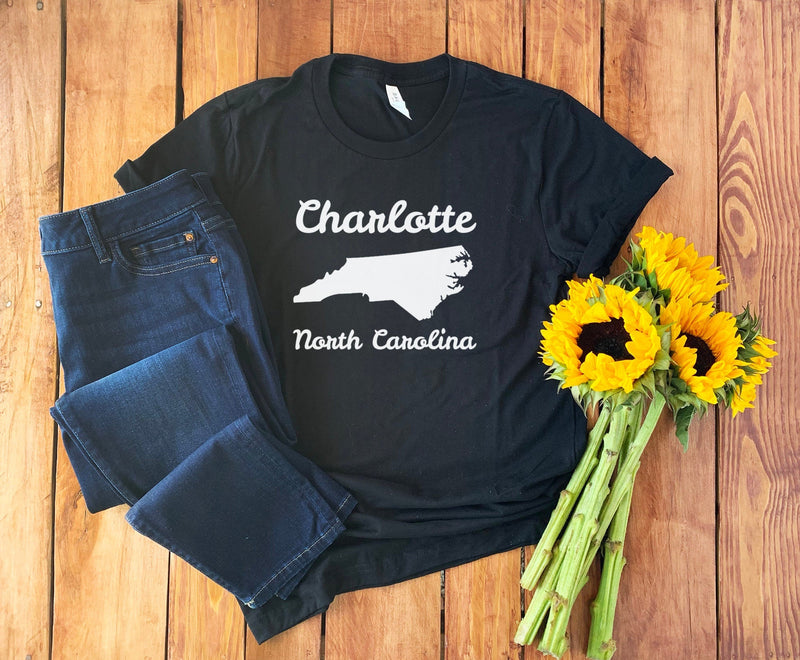 Personalized North Carolina Shirt • Custom North Carolina Shirt • North Carolina Lover Shirt • North Carolina State Tee Shirt • Unisex Tee