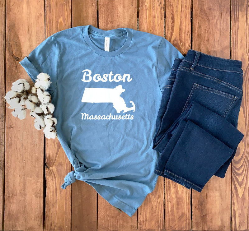 Personalized Massachusetts Shirt • Custom Massachusetts Gift Shirt • Massachusetts Gift T-shirt • Massachusetts Lover T-shirt • Unisex Tee