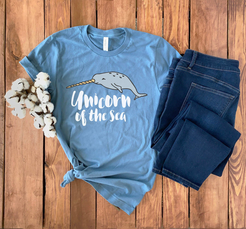 Narwhal Shirt • Unicorn Of The Sea • Unicorn Narwhal T-Shirt • Gift For Narwhal Lover • Cute Narwhal T-Shirt • Animal Shirt • Unisex Tee