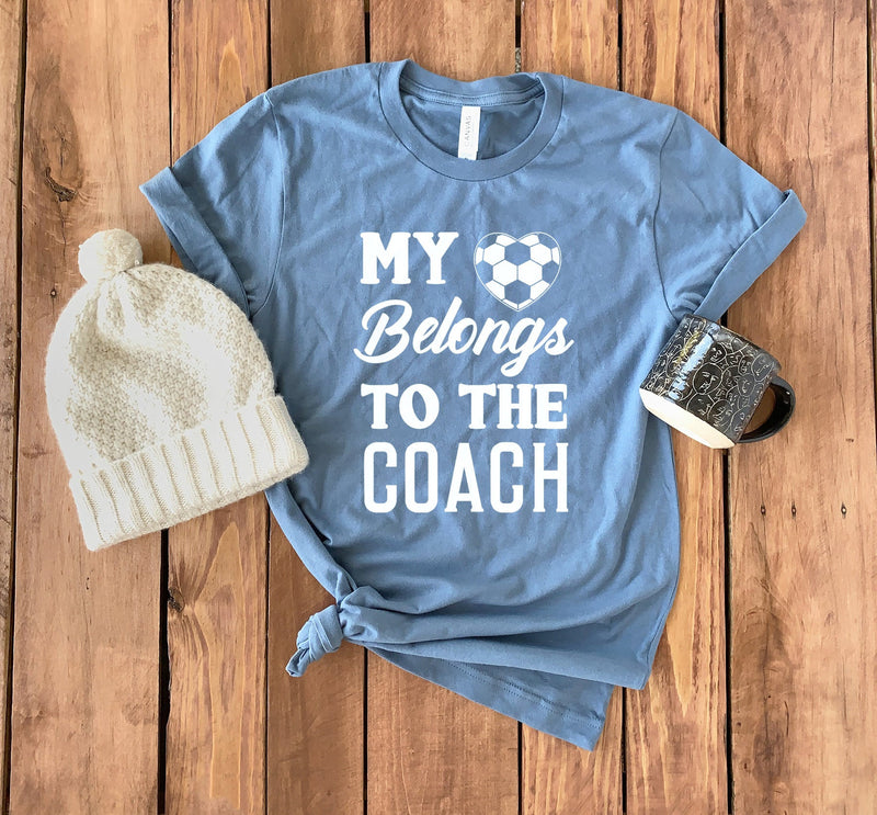 Coach Wife Shirt • Soccer Coach Wife Shirt • Coach Wife Life • Gift for Coach • Soccer Shirt • Soccer Coach T-shirt • Coaches Wife Tee