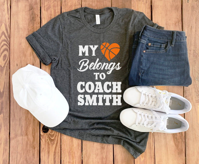 Basketball Coach Wife Shirt • Coach Wife Shirt • Gift for Coach • Basketball Shirt • Basketball T-shirt • Coaches Wife Tee • Unisex Tee