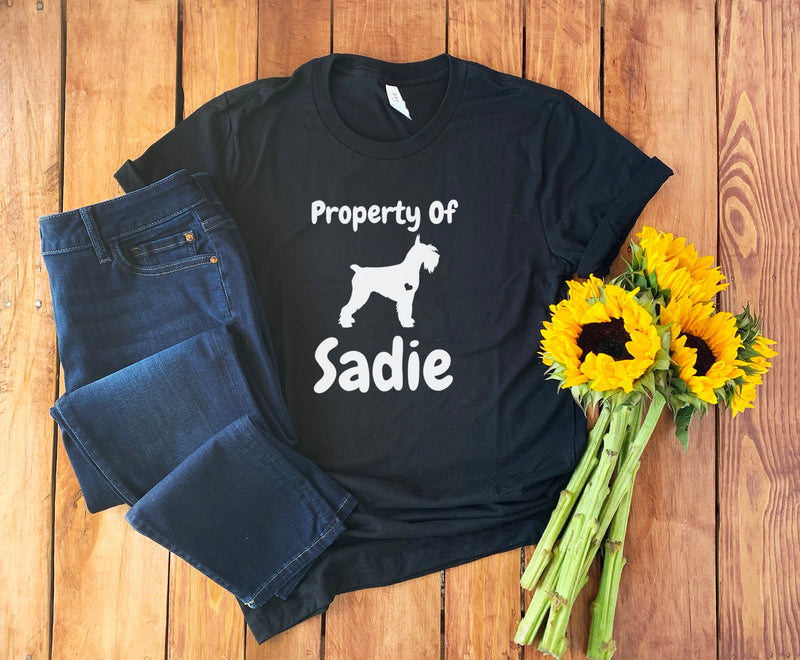 Personalized Schnauzer Shirt • Custom Schnauzer Shirt • Schnauzer Mom Shirt • Schnauzer Gift Shirt • Schnauzer Lover Shirt • Unisex Tee