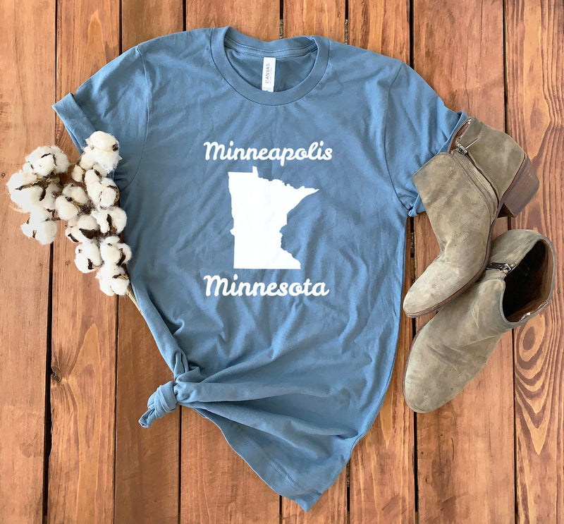 Personalized Minnesota Shirt • Custom Minnesota Shirt • Minnesota Lover Shirt • Minnesota Gift Tee • Minnesota State Shirt • Unisex Tee