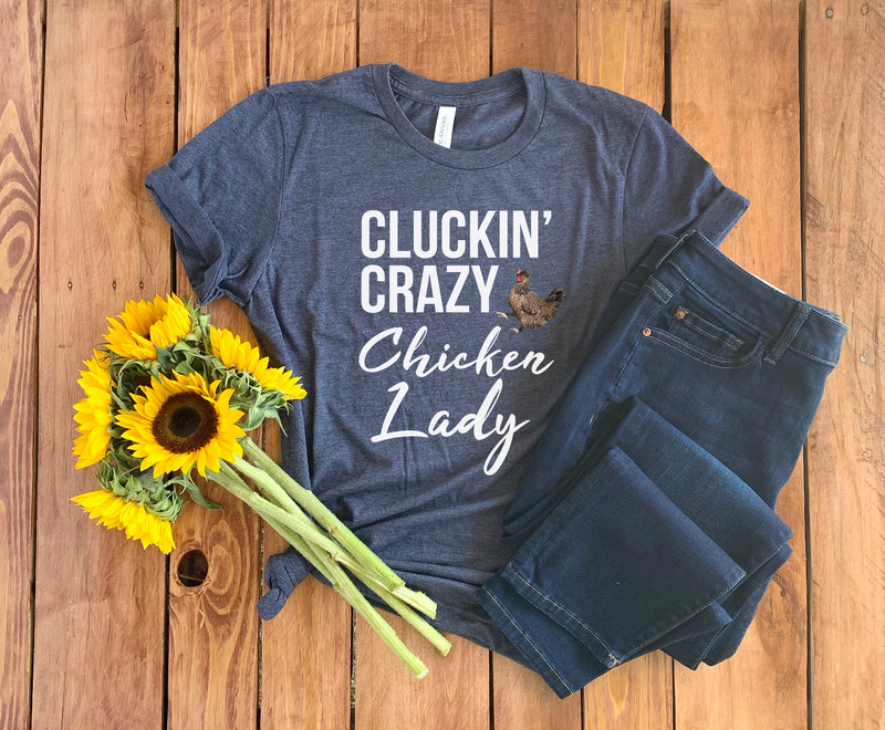 Crazy Chicken Lady Shirt • Chicken Lover • Chicken Mom T-Shirt • Chicken Farmer • Chicken Mom Shirt • Chicken Mama • Funny Chicken Shirt