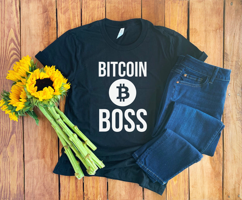 Bitcoin Boss Shirt • Bitcoin T-Shirt • Bitcoin Gift • Bitcoin Miner Shirt • Bitcoin Tee • Bitcoin Hoodie • Bitcoin Sweatshirt • Crypto Shirt