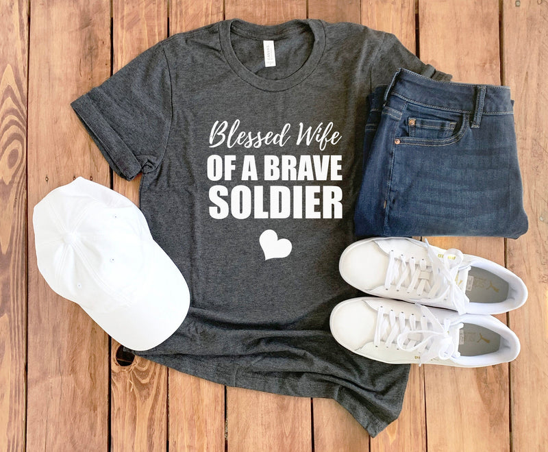 Soldier Wife Shirt • Military Wife • Soldier Wife T-Shirt • Soldier Wife Gift • US Soldier Wife • Soldier Shirt • Soldier Gift • Unisex Tee