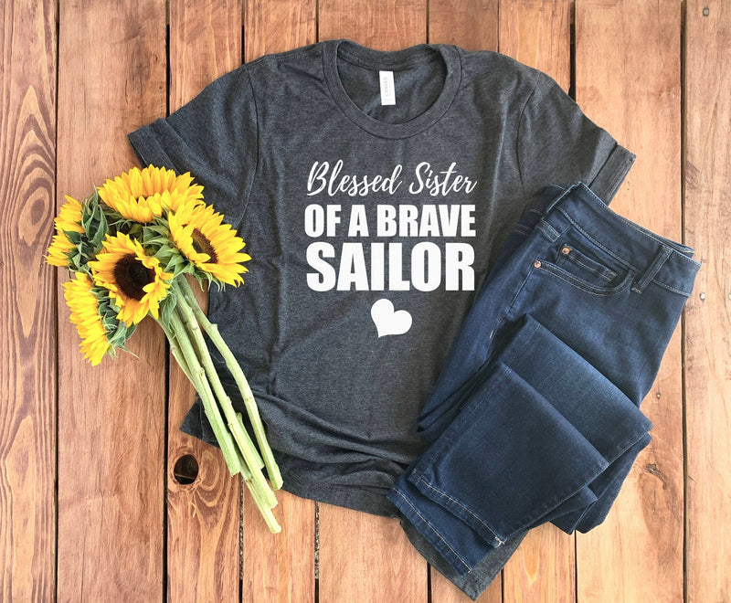 Sailor Sister Shirt • Sailor Sister Gift • Navy Sister T-Shirt • Military Sister • Navy Shirt • US Sailor Sister • Navy Sister Tee