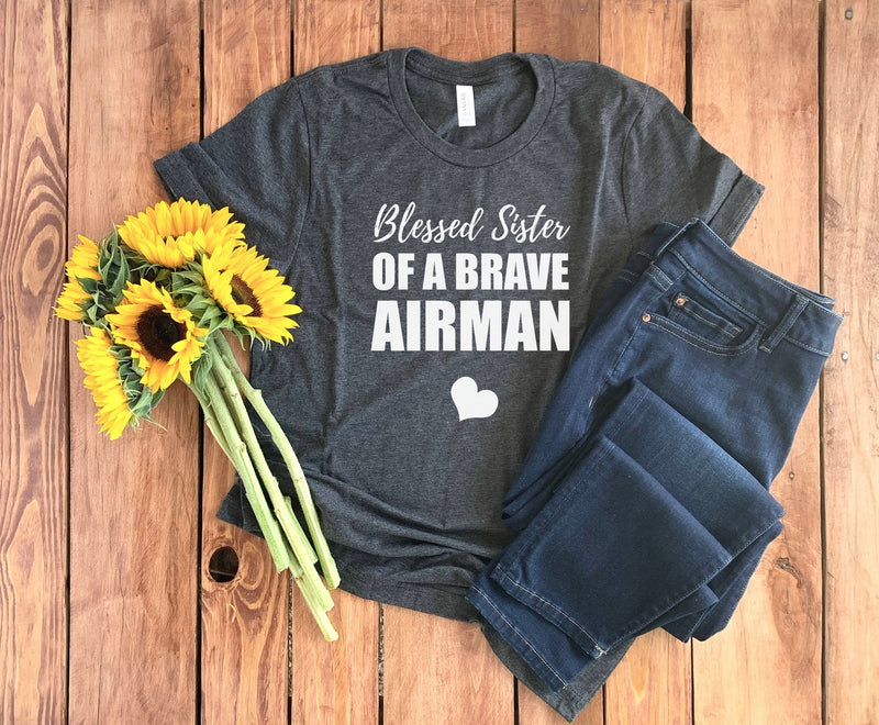 USAF Sister Shirt • US Airman Sister • Airman Sister Gift • Proud Airman Sister • Airman Shirt • Airman Sister • Airman T-Shirt