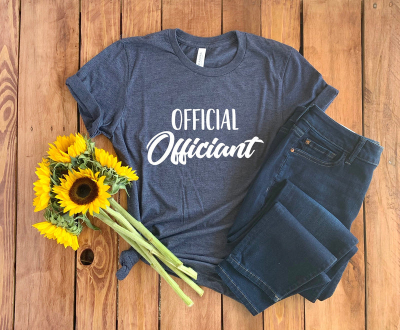 Official Officiant Shirt • Officiant Gift • Officiant T-Shirt • Gift for Officiant • Officiant Proposal • Officiant Tee • Marriage Officiant