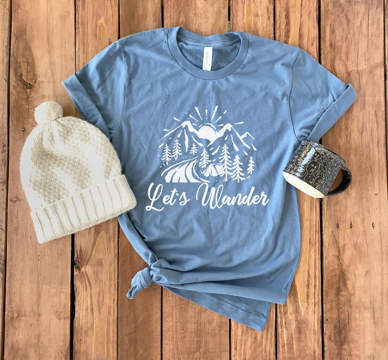 Adventure Shirt • Wanderlust T-Shirt • Wanderlust Gift • Hiking Shirt • Mountain T-Shirt • Camping Shirt • Camping Tee • National Park Shirt