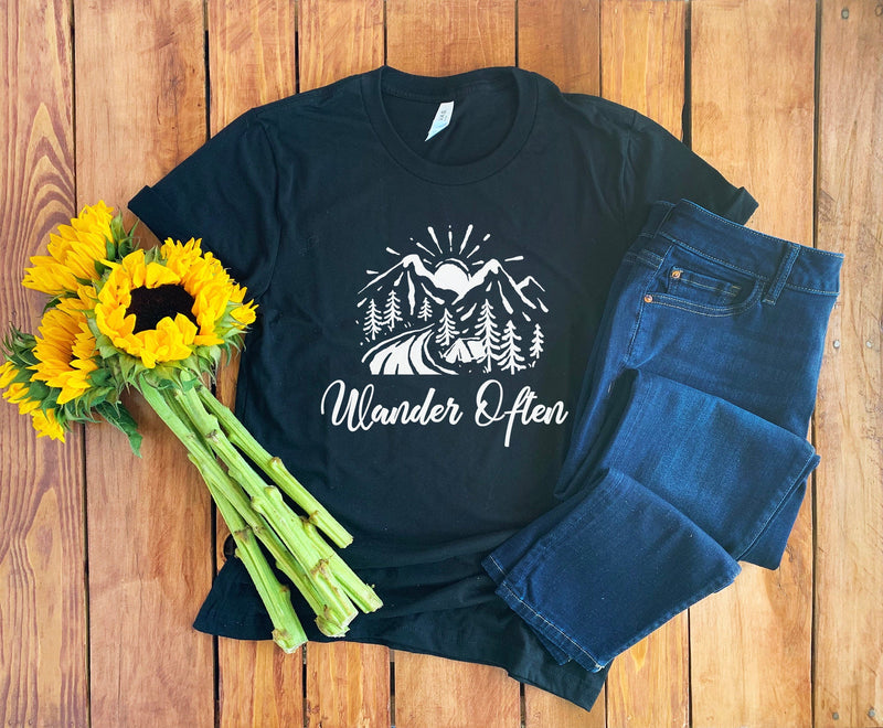 Wanderlust T-Shirt • National Park Shirt • Hiking Shirt • Mountain Climbing Shirt • Adventure Shirt • Camping Shirt • Road Trip Shirt