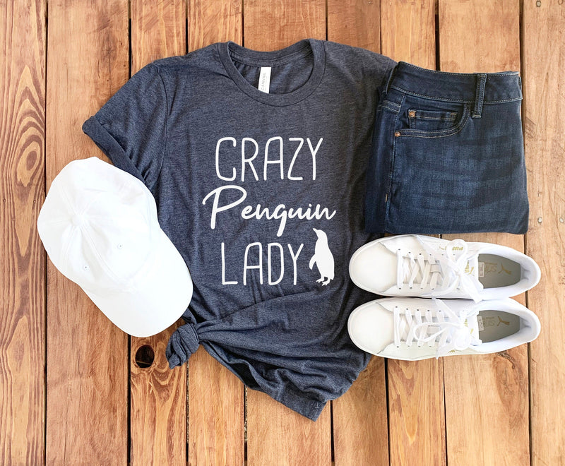 Crazy Penguin Lady Shirt • Penguin Shirt • Penguin Lover Gift • Penguin Gift • Penguin Lover Shirt • Penguin Sweatshirt • Penguin Hoodie