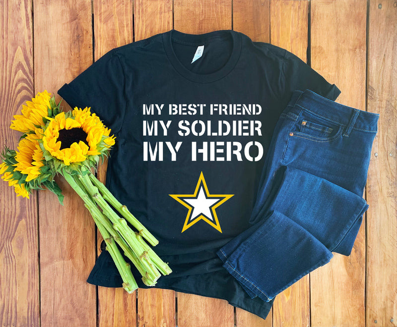 Soldier Best Friend Shirt • Soldier Best Friend T-Shirt • Soldier Best Friend Gift • Soldier Best Friend • Soldier shirt • Soldier T-shirt