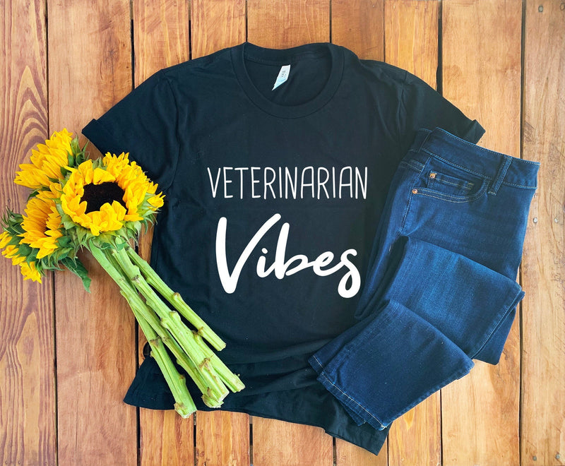 Veterinarian Vibes Shirt • Vet Student Shirt • Future Veterinarian Shirt • Veterinarian Student Gift • Vet School Shirt • Vet School Gift